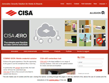 Tablet Screenshot of cisahotels.com